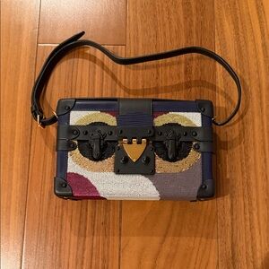 Louis Vuitton Black and Gold Clutch